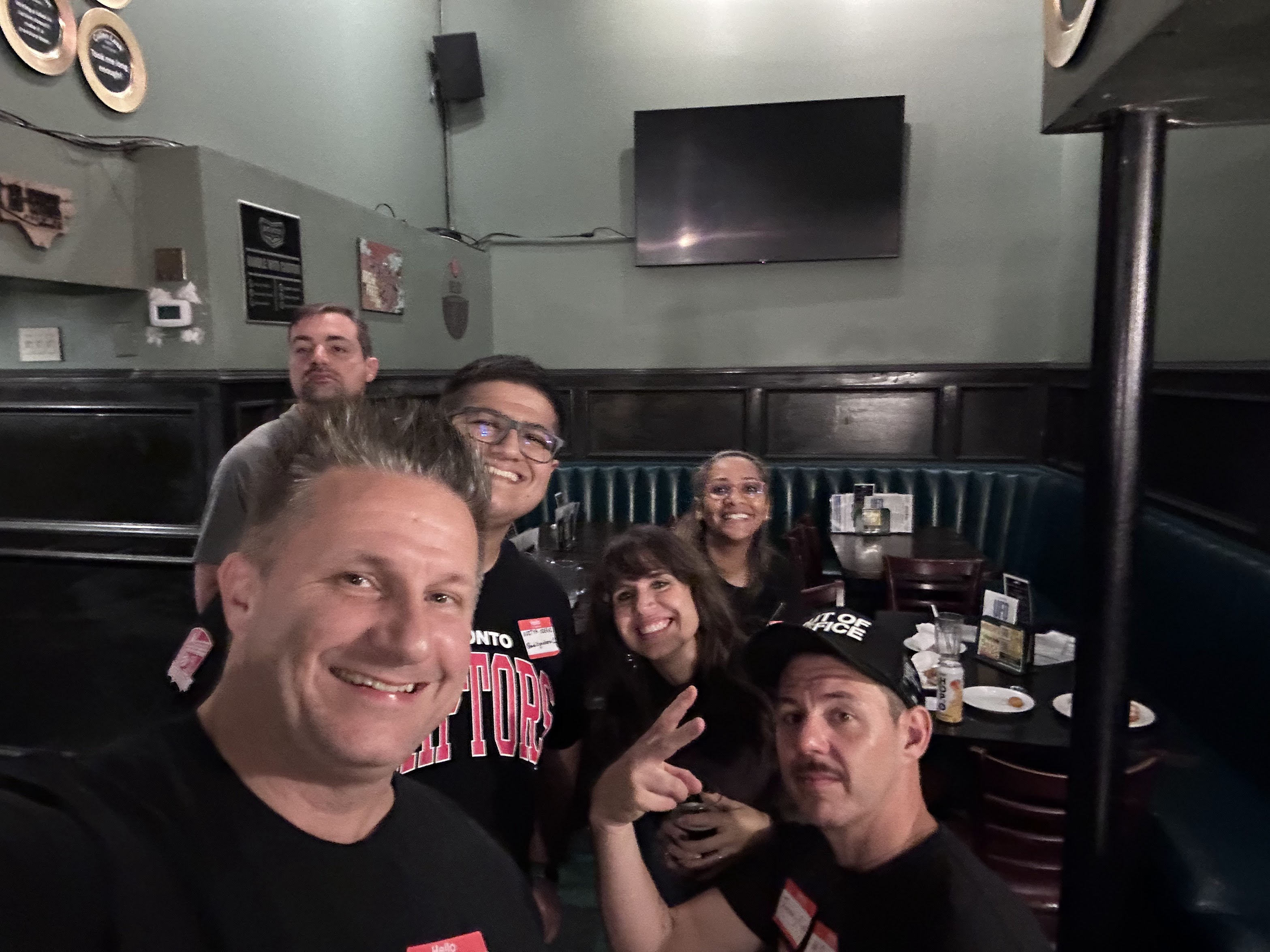 Me and friends at a social at ATO 2025